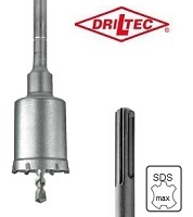 & 2" Dry Diamond Core Bit w/ SDS MAX Adapter for hammer drill 1'',1.5" 1 1/2'' 